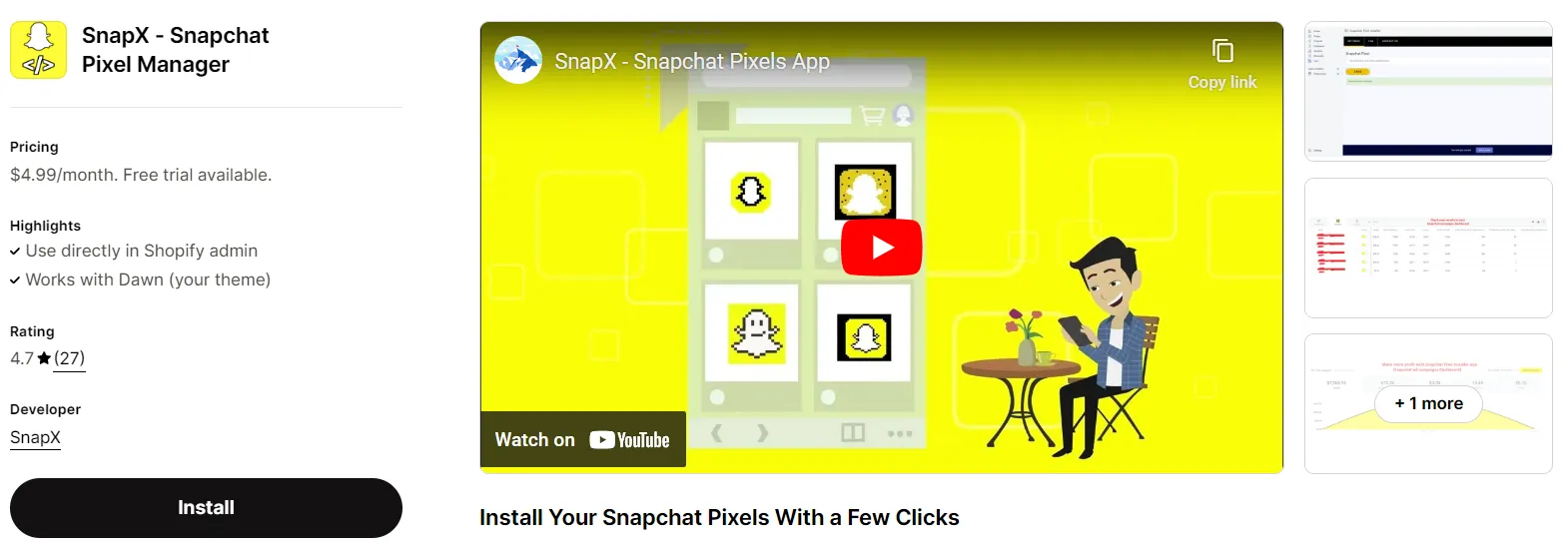 SnapX ‑ Snapchat Pixel Manager